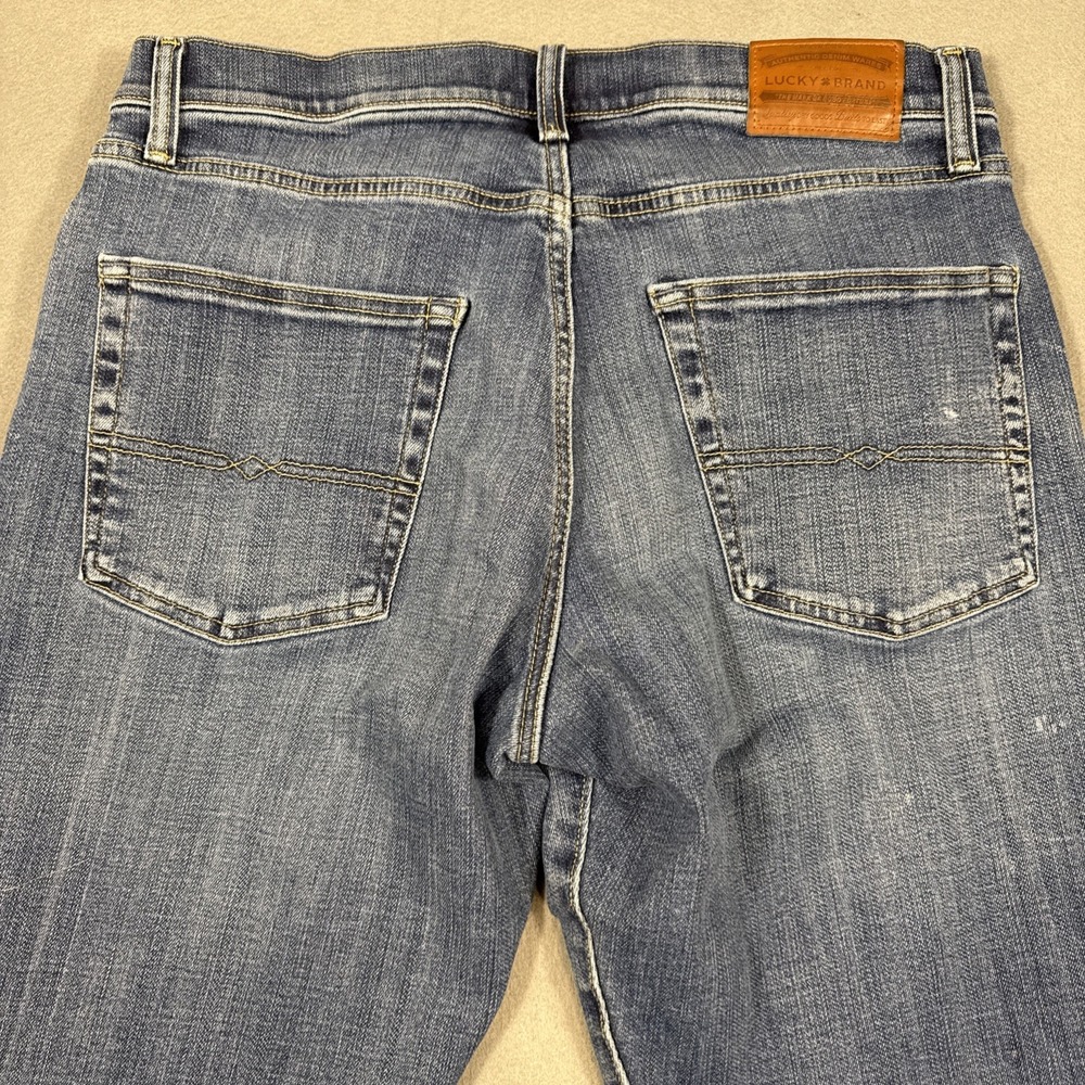 Lucky Brand Womens Jeans Dark Blue Wash Size 33/30 Regular 410 Athletic Fit